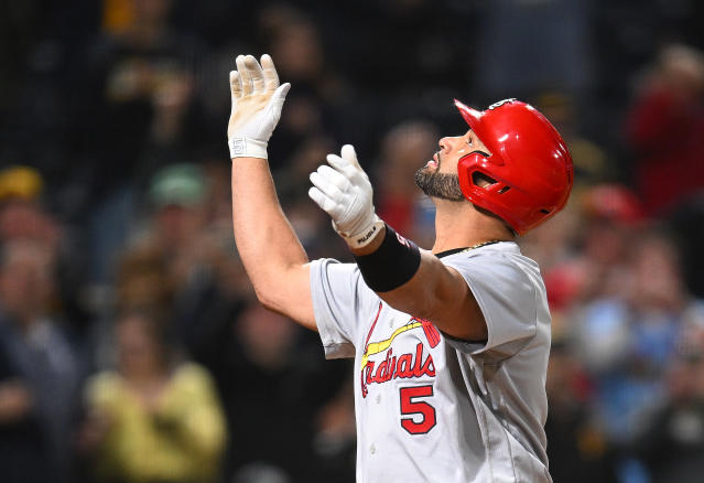 Albert Pujols starts, bats third for Dodgers vs Cardinals