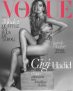 <p>No es la primera vez que las Hadid se desnudan en Vogue. Seguro que te acuerdas de la portada que Gigi protagonizó hace dos años. (Foto: <a rel="nofollow noopener" href="https://www.vogue.fr/" target="_blank" data-ylk="slk:Vogue;elm:context_link;itc:0;sec:content-canvas" class="link ">Vogue</a>). </p>