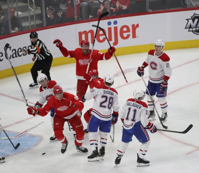 Detroit Red Wings lose to Montreal Canadiens in shootout 3 2