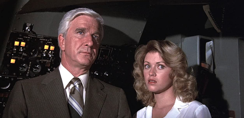 Leslie Nielsen in Airplane! (Paramount Pictures)