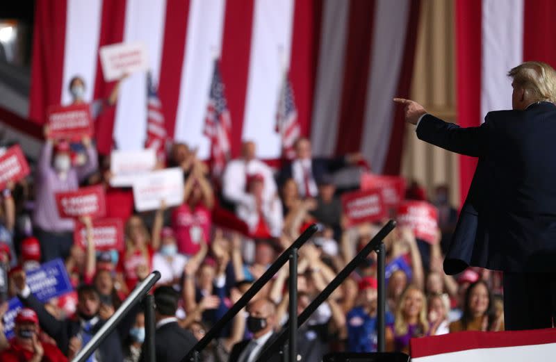 U.S. President Donald Trump campaign rally in Gastonia, North Carolina