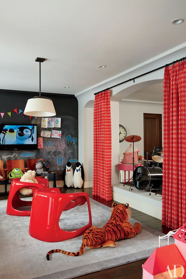 Inside Kourtney's playroom.