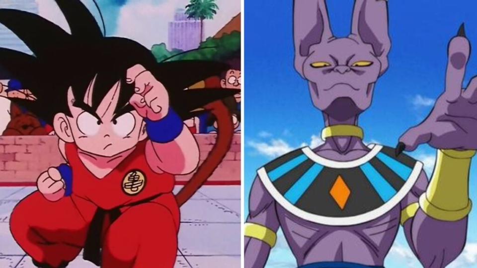 "Dragon Ball" and "Dragon Ball Super" (Photo credit: FUNimation, Toei Animation, Fuji TV, and Akira Toriyama)