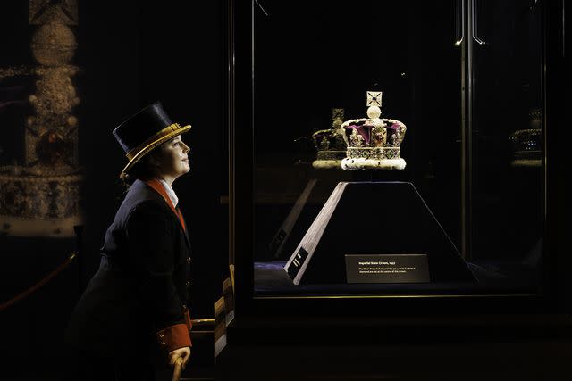 <p>Historic Royal Palaces, Royal Collection Trust</p> Crown jewels at the Tower of London