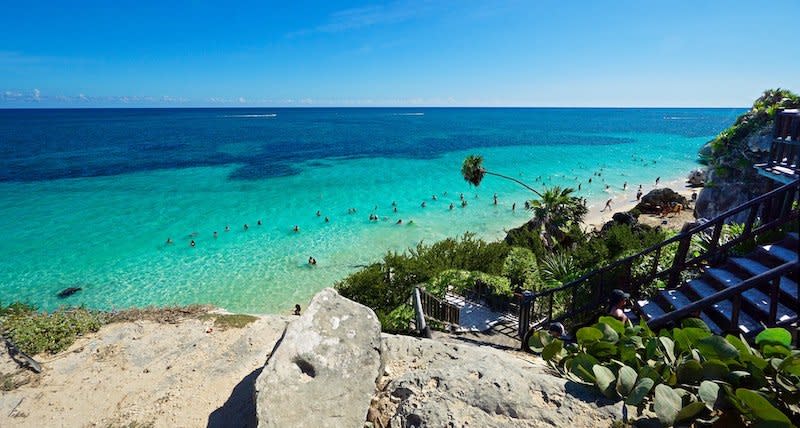 ocean view in Tulum