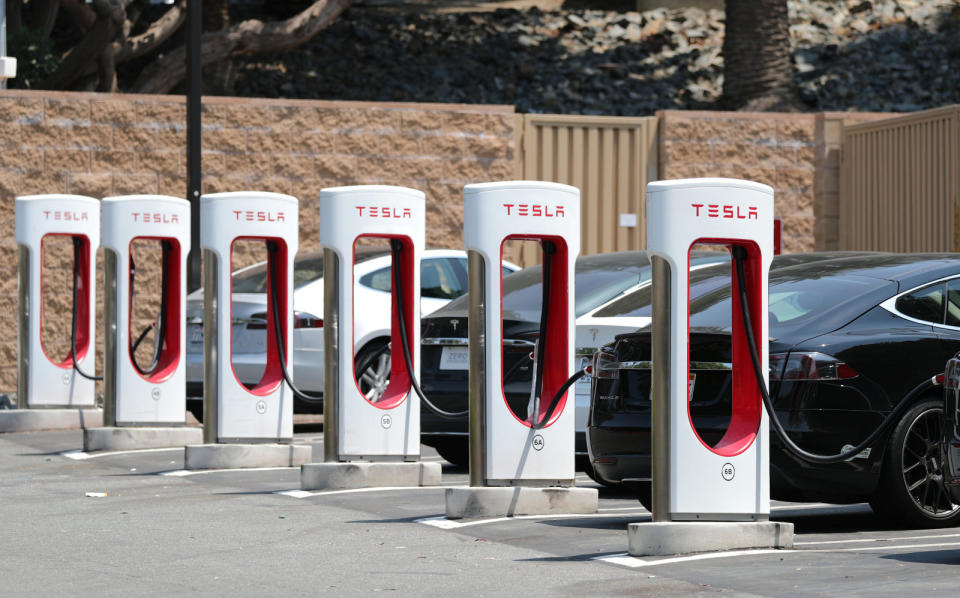 Tesla has started putting a limit on some Supercharger stations in an effortto reduce wait times
