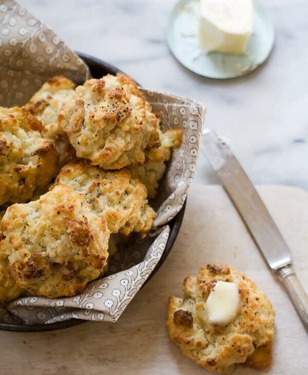 Blue Cheese and Bacon Drop Biscuits