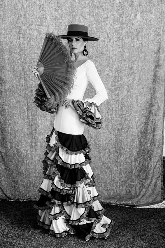 Flecos de flamenca abanicos