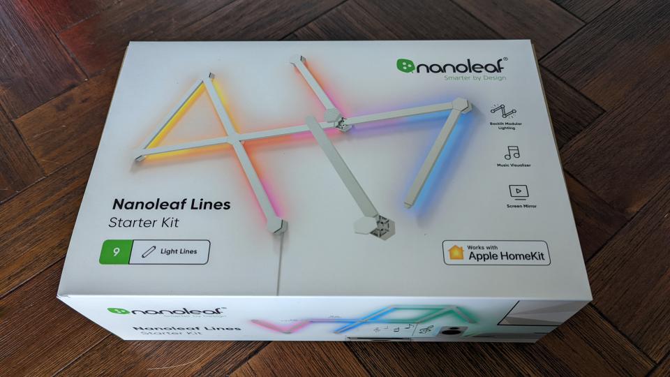 Nanoleaf Lines packaging. (Photo: Yahoo Gaming SEA)