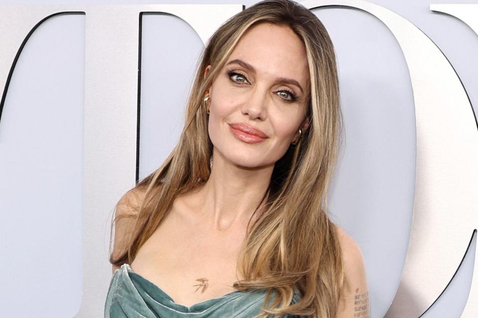 <p>Jamie McCarthy/WireImage</p> Angelina Jolie at the 77th Tony Awards in New York City on June 16, 2024