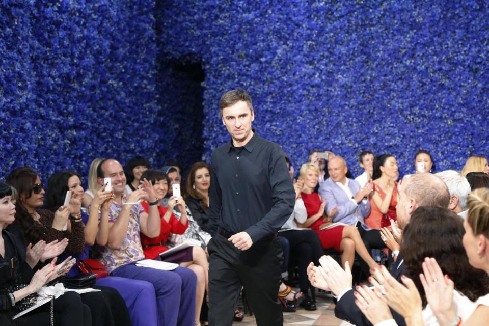 Watch Raf Simons in his first eight weeks at Dior (Getty Images)