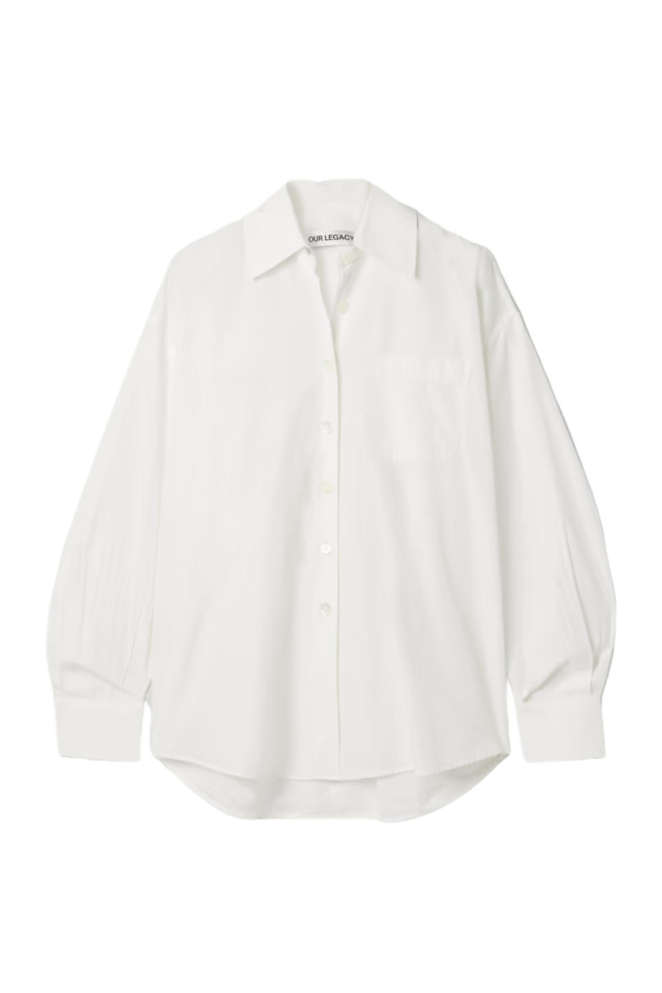 Our Legacy Borrowed Oversized Cotton-Blend Poplin Shirt