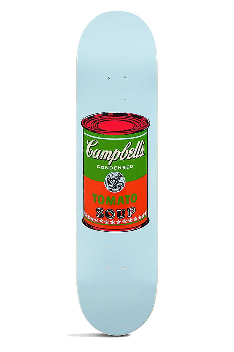 Andy Warhol Red Campbell's Soup Skateboard