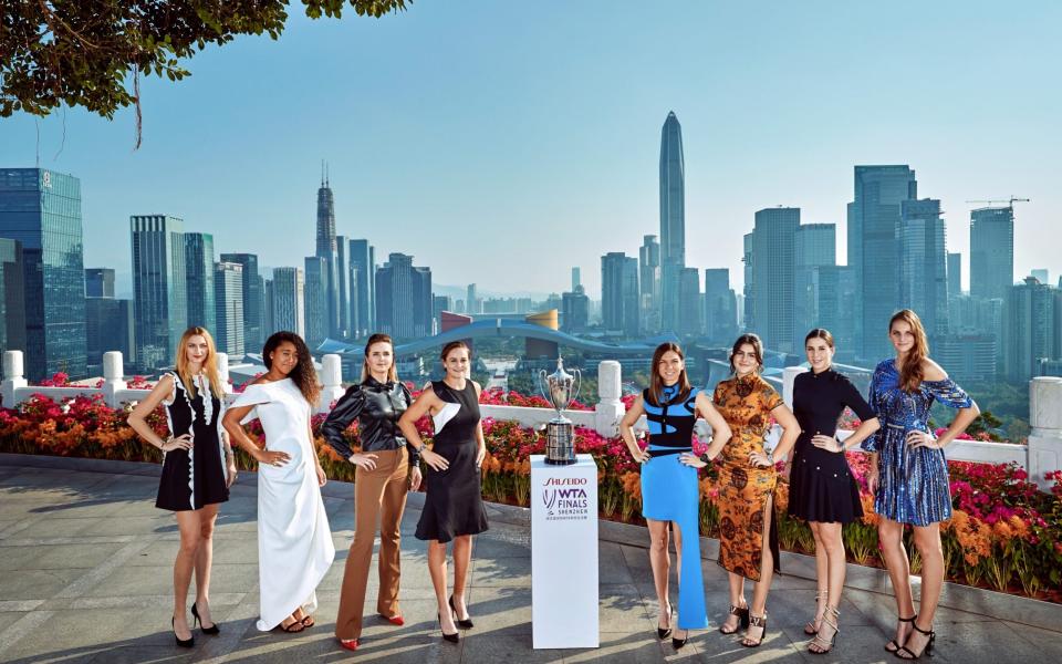 The WTA Finals is being staged in Shenzen, China for the first time - Visual China Group