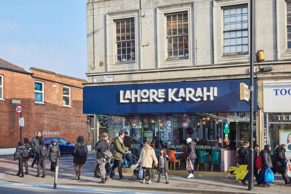 There are excellent restaurants like Lahore Kahari in Tooting Broadway (Juliet Murphy)