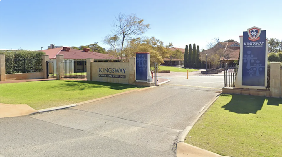 The baby was found dead in the car park of Kingsway Christian College in Perth. Source: Google Maps
