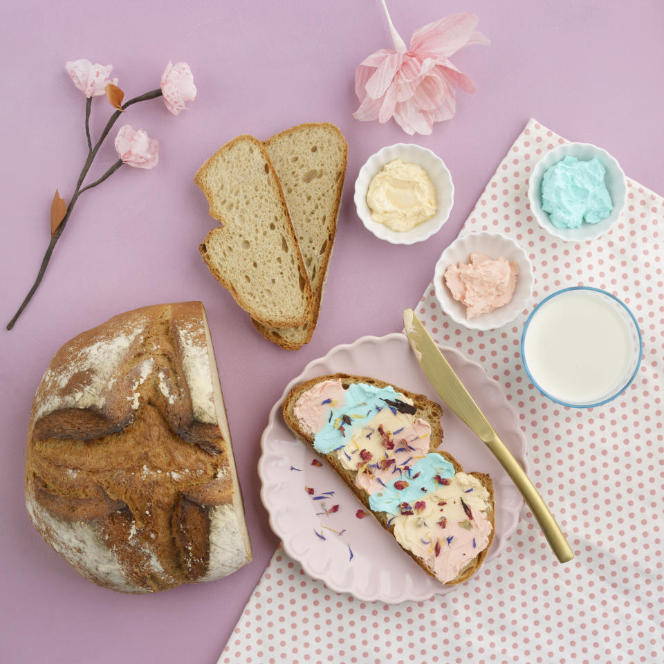 Unicorn toast, you need to calm down. (Photo: Westend61 via Getty Images)