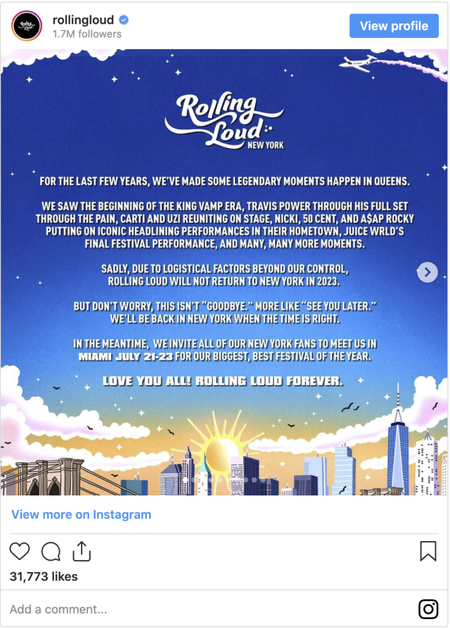 Rolling Loud Miami 2023: Festival Dates, Line-Up, Location