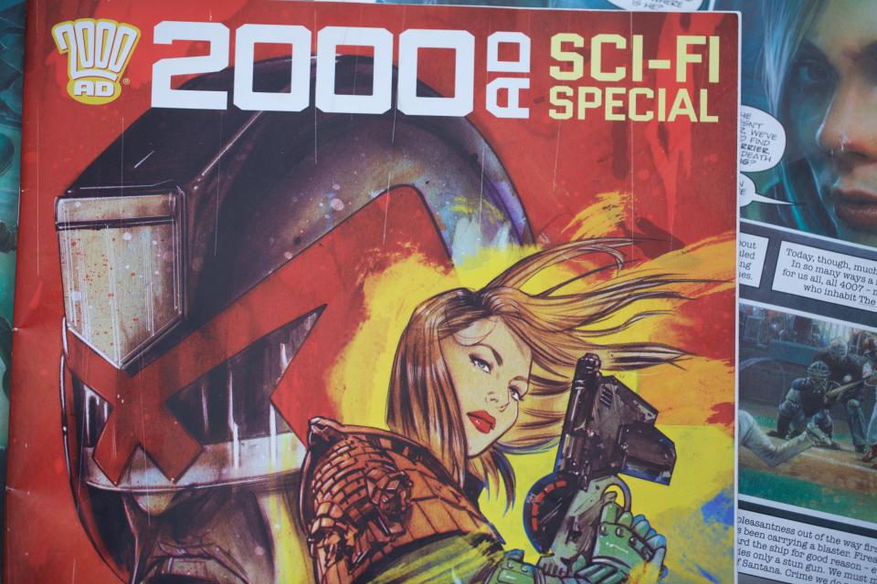 2000 AD comic book montage