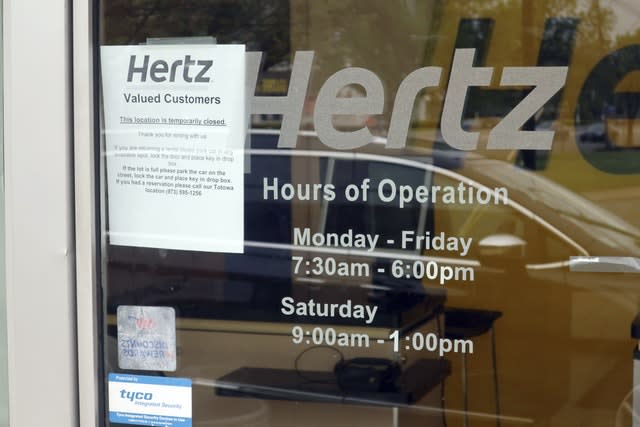Virus Outbreak Hertz Bankruptcy