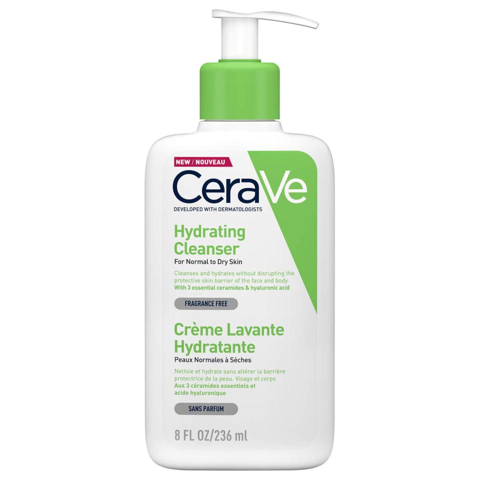 1) CeraVe Hydrating Cleanser