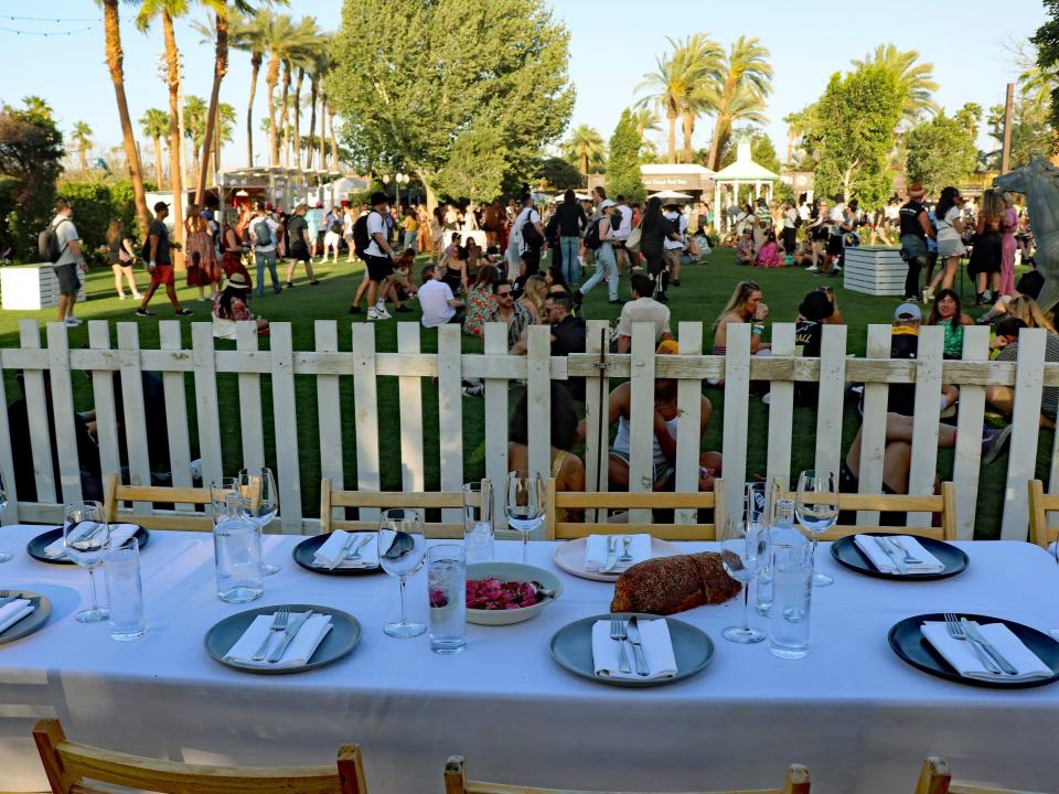 coachella rose garden dinner