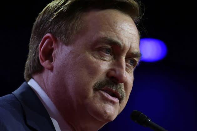 mike lindell lawsuit - Credit: Alex Wong/Getty Images
