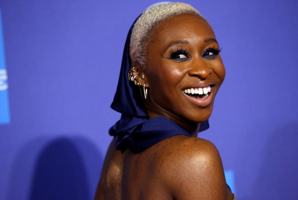 FILE PHOTO: Actor Cynthia Erivo attends the 2020 Palm Springs International Film Festival Awards Gala in Palm Springs