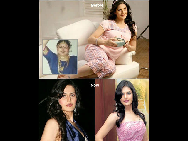 <p><b>1. Zarine Khan </b> </p> <p> She fought intense media scrutiny following her debut film- Veer. She was almost written off by critics for her larger than frame screen presence. However, the actress worked extremely hard on her fitness and has now finally shed off all those extra kilos. Way to go Girl! (She took on-from 100 kg to 55 kgs.) </p>