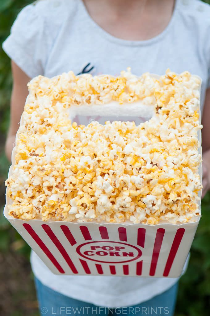 popcorn bucket diy valentines day boxes