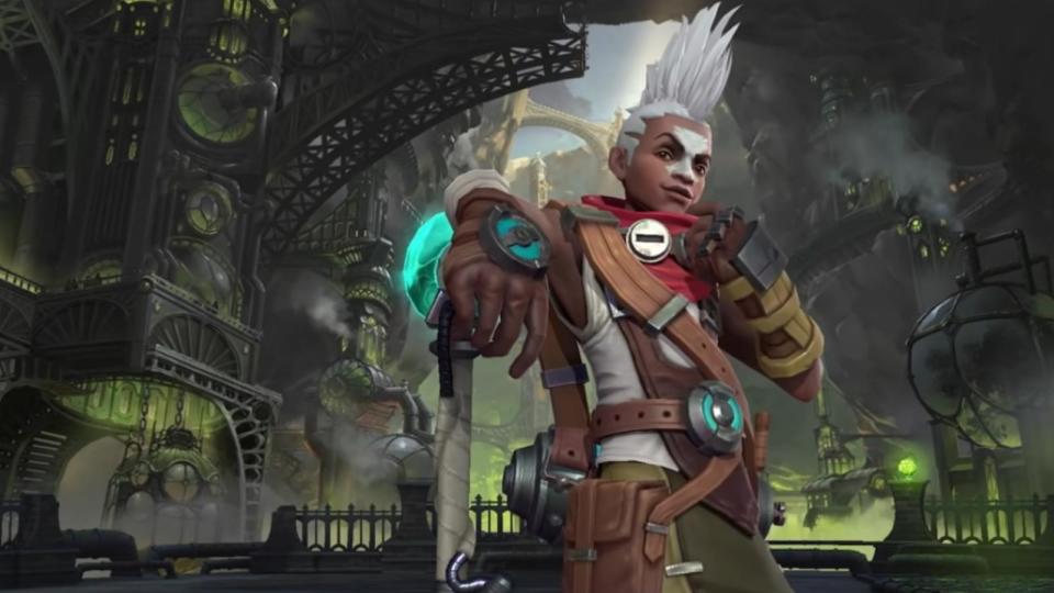 Ekko, the Boy Who Shattered Time warps time on the Summoner's Rift. Photo: Riot Games