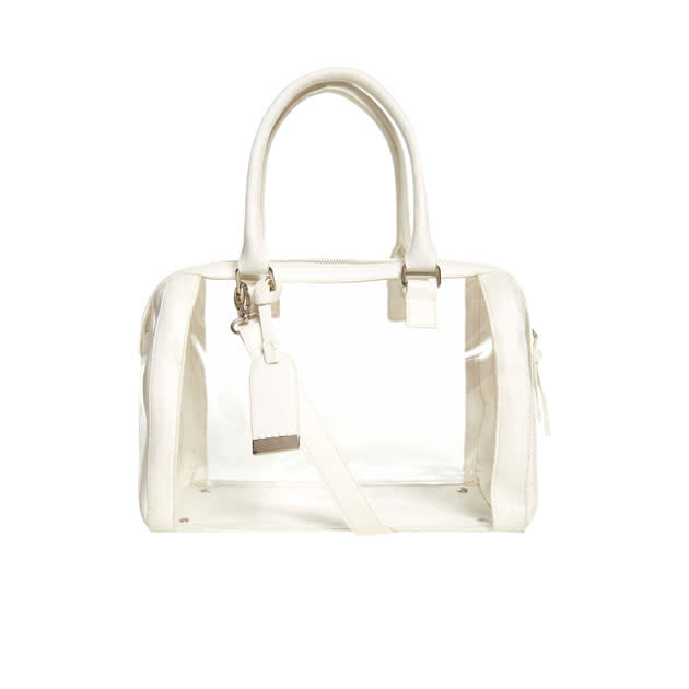 Cream Perspex Bag - £9.00 – Primark