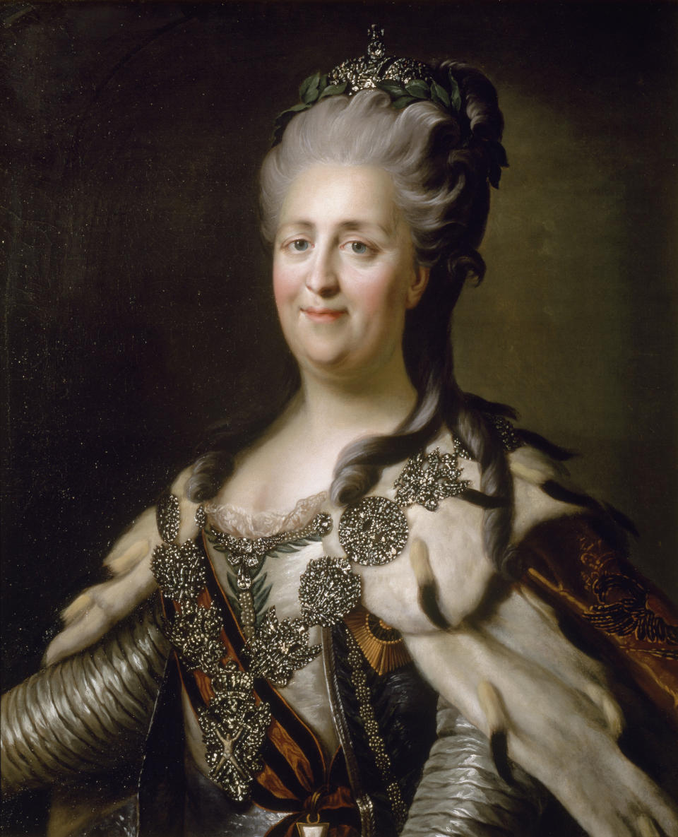 Portrait of Catherine II of Russia by an anonymous painter | Corbis via Getty Images