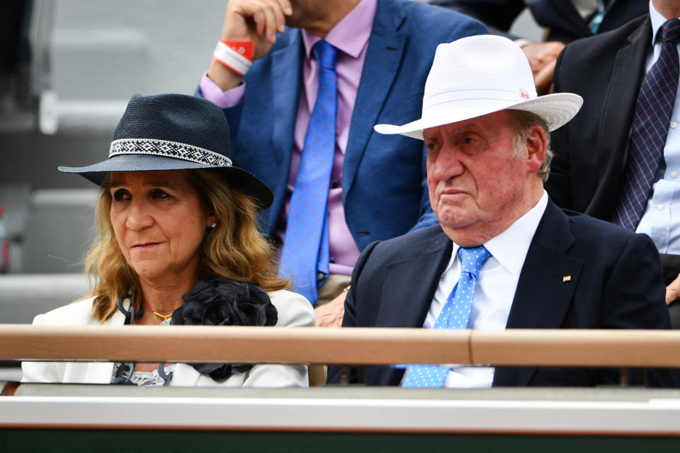 La infanta Elena podría acompañar en Galicia estos días a su padre. (Photo credit should read MARTIN BUREAU/AFP via Getty Images)