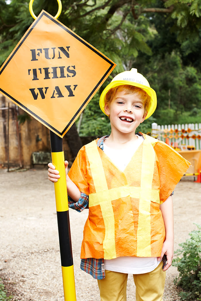 Kids Party special - construction zone!