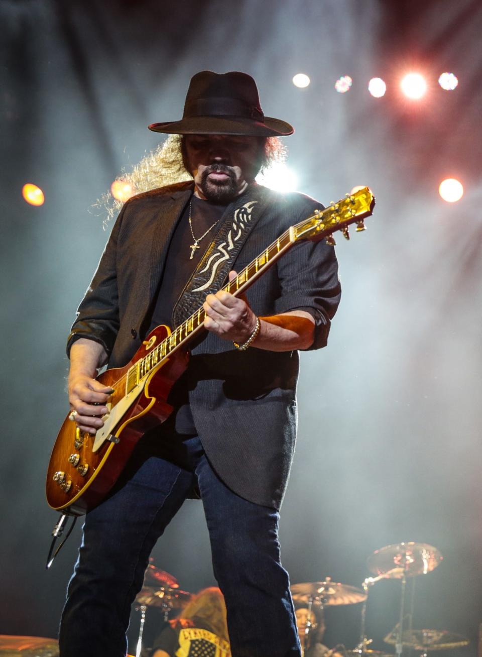 Health issues have led Gary Rossington to sit out shows with Lynyrd Skynyrd. Guitarist Damon Johnson has been playing with the band in his absence.