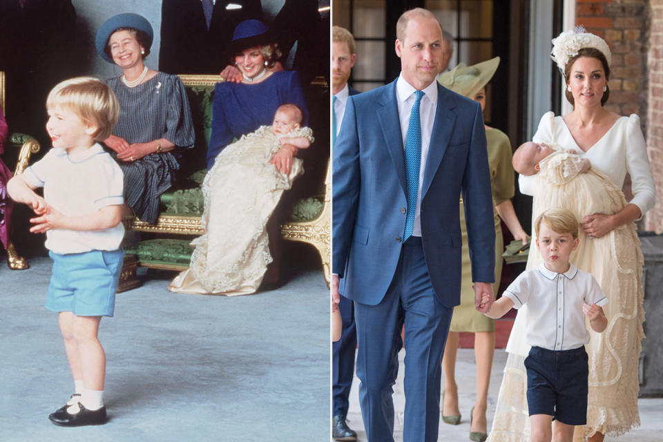 George Dresses Just Like His Dad for Louis' Christening in 2018