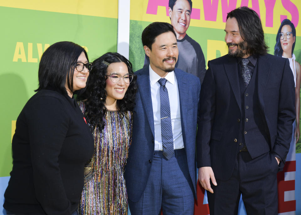 Nahnatchka Khan, Ali Wong, Randall Park and Keanu Reeves attend the premiere of Netflix's "Always Be My Maybe."