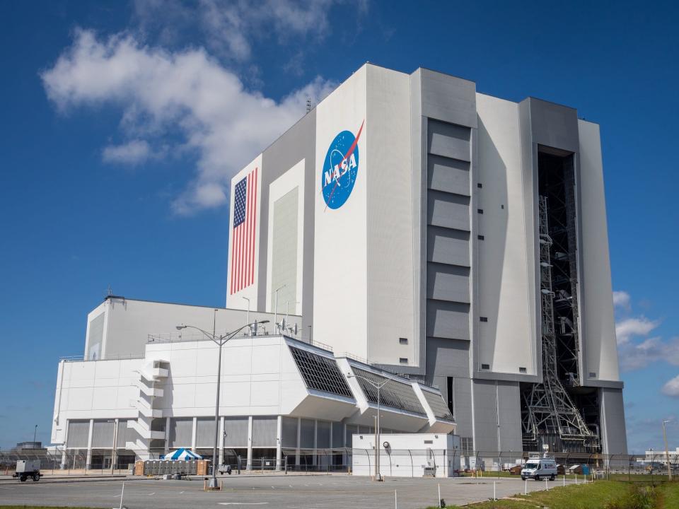 Artemis I at NASA's facility in Florida.