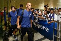 <p>Joao Mario of Inter Milan </p>