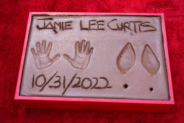 Jamie Lee Curtis Hand and Footprint Ceremony