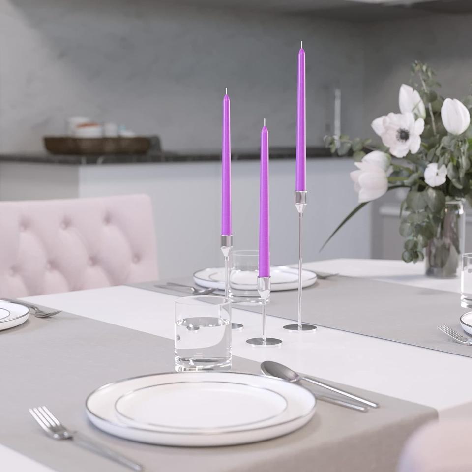 CANDWAX 10-inch Taper Candles Set of 12. (Photo: Amazon SG)