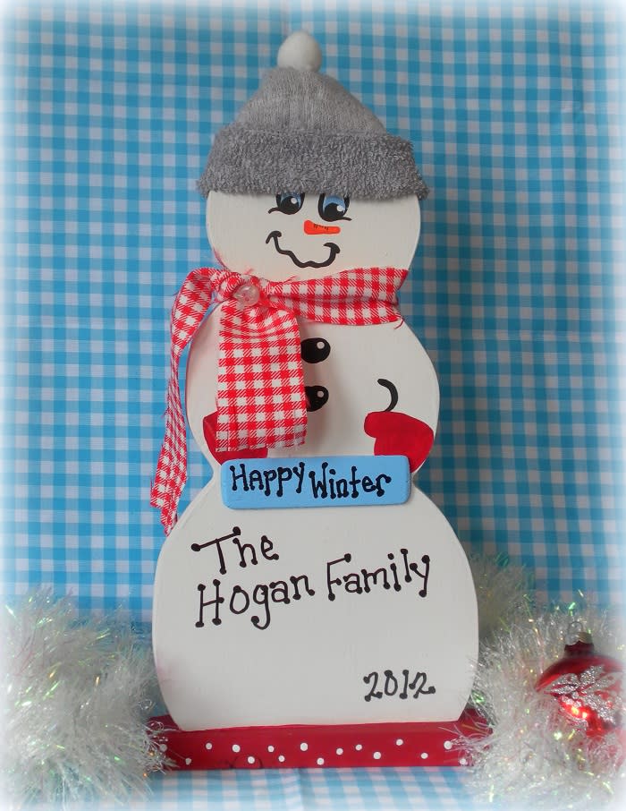 Personalized Snowman