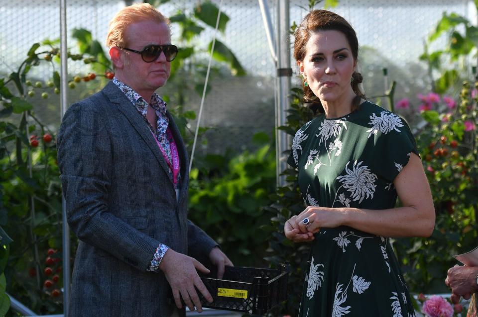 <p>Who would have thought even Kate Middleton abides by the five second rule? She samples a tomato that had briefly fallen to the ground during a visit to London's Chelsea Flower Show. <br></p>