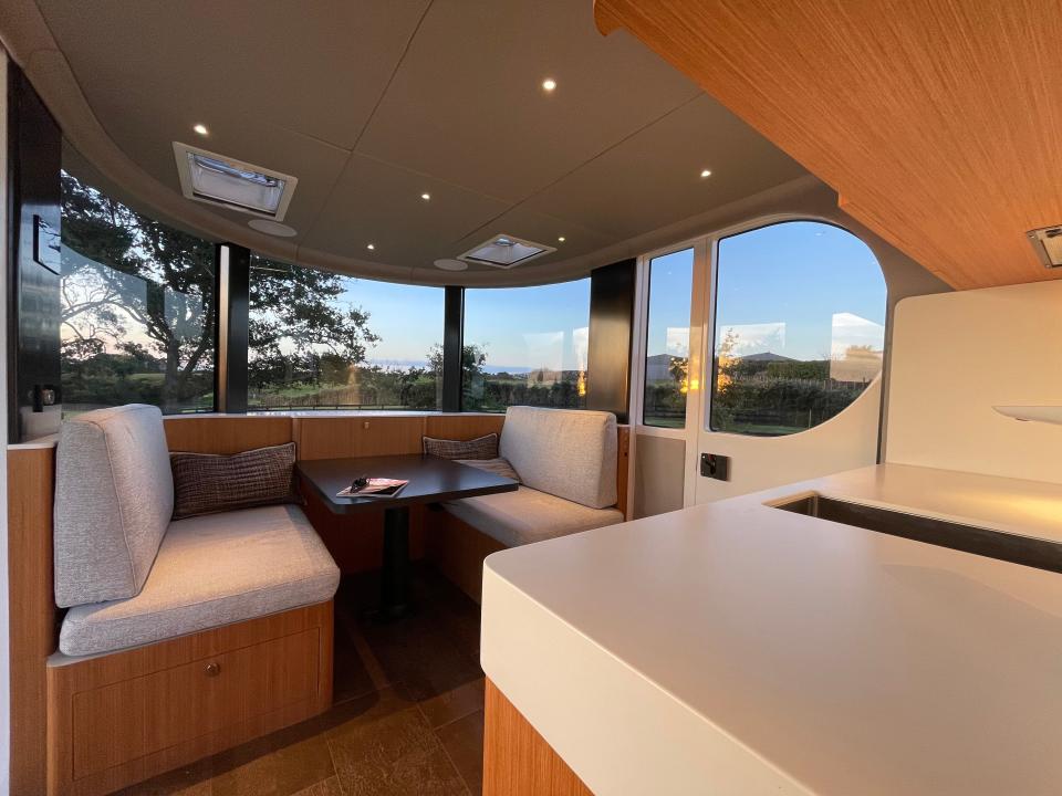 rotating glamping rv