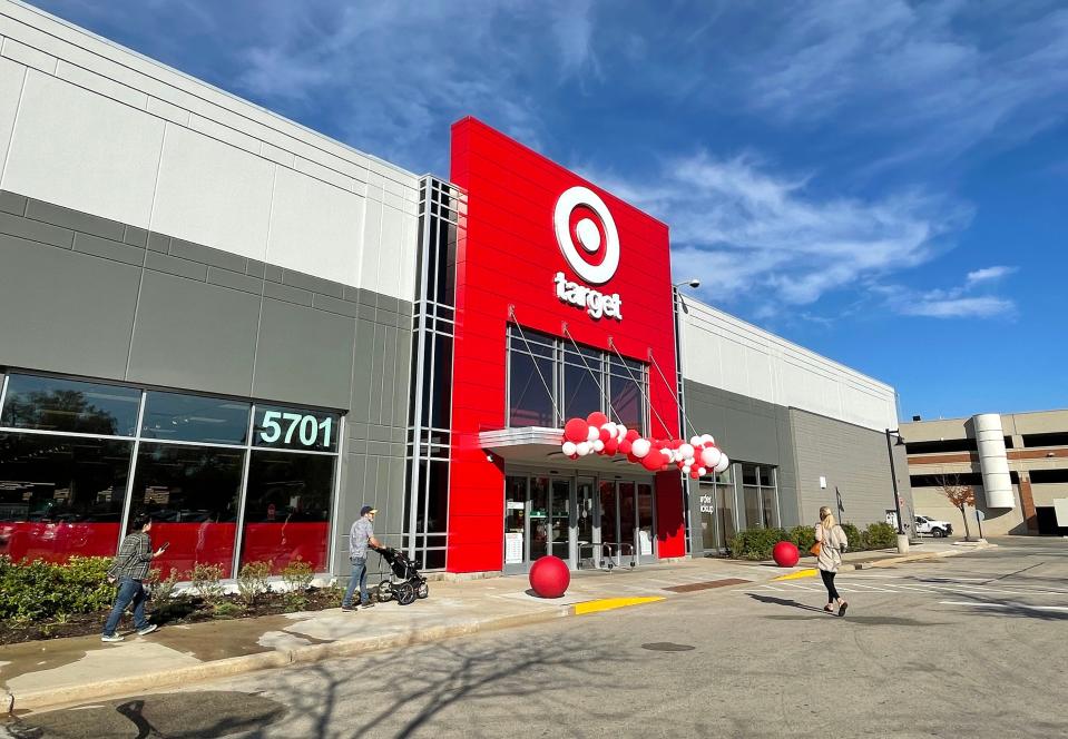 The Target store at Bayshore Mall in Glendale on Wednesday, Oct. 20, 2021. Target will be closed on Christmas Day 2023.