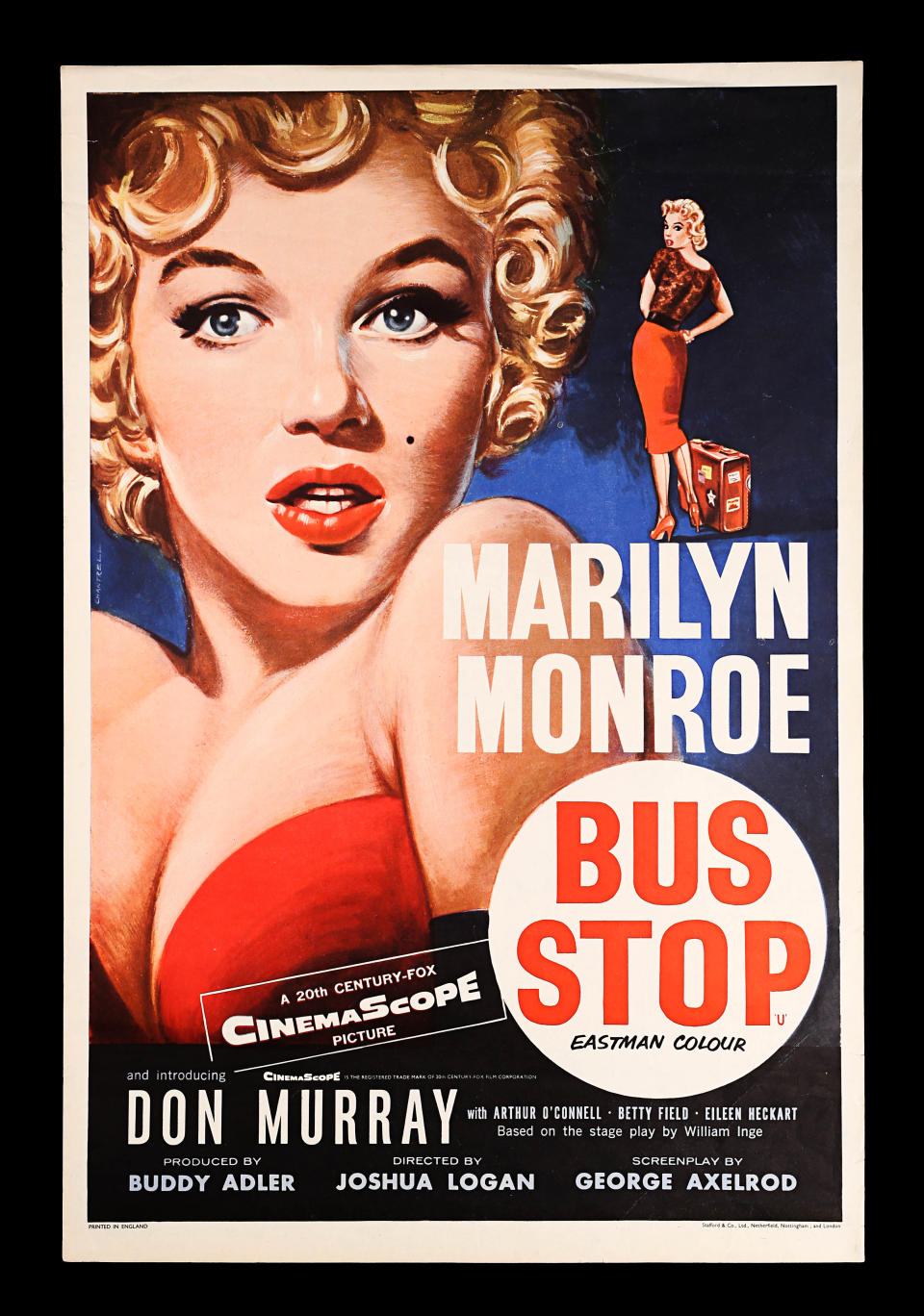 MARILYN MONROE: BUS STOP (1956) – UK Double Crown Poster