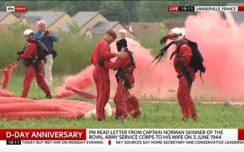 A warm embrace - Credit: Sky News