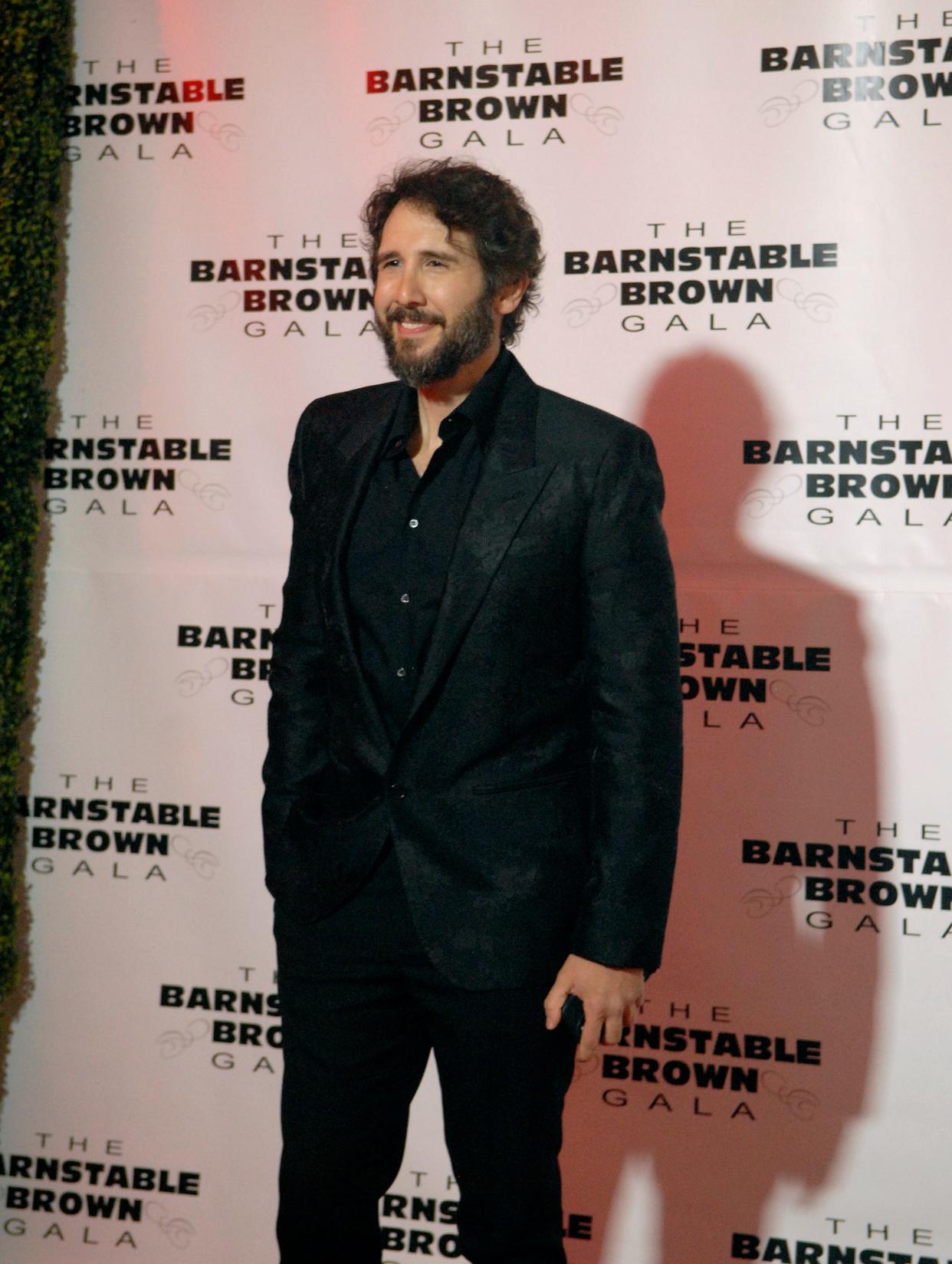 Singer Josh Groban poses on the red carpet at the 35th annual Barnstable Brown Gala on Friday night. May 03, 2024