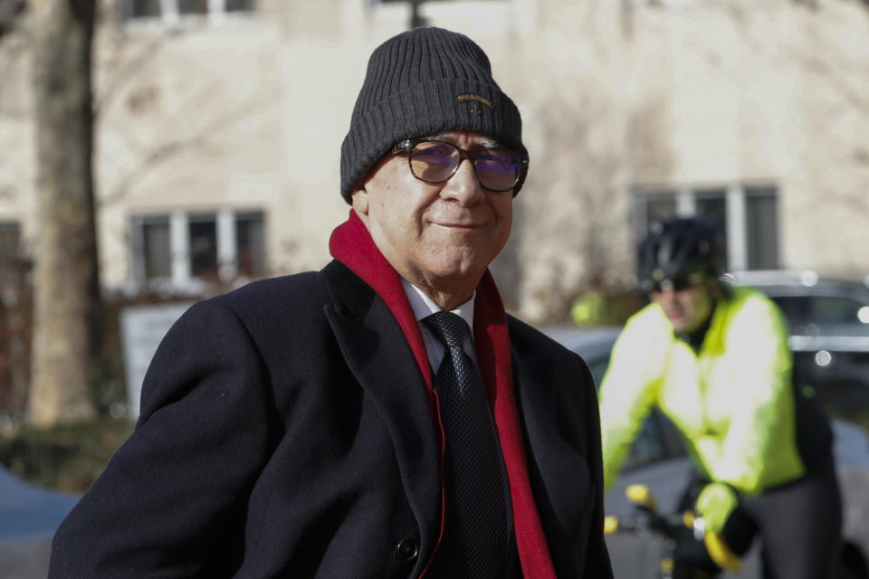 Bijan Kian, whose full name is Bijan Rafiekian, enters the FBI Washington Field Office in Washington, Monday, Dec. 17, 2018. Rafiekian, a one-time business partner of former National Security Adviser Michael Flynn, has been indicted on charges including failing to register as a foreign agent. According to the indictment, Rafiekian was vice-chairman of Flynn's business group, the Flynn Intel Group. The two worked to have cleric Fethullah Gulen extradited. (AP Photo/Jacquelyn Martin)